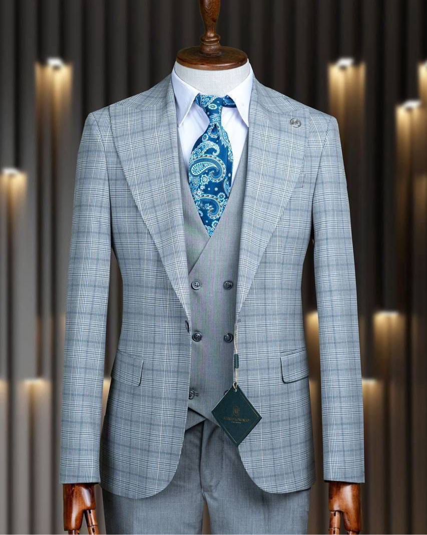 Light Gray 3pc Suit