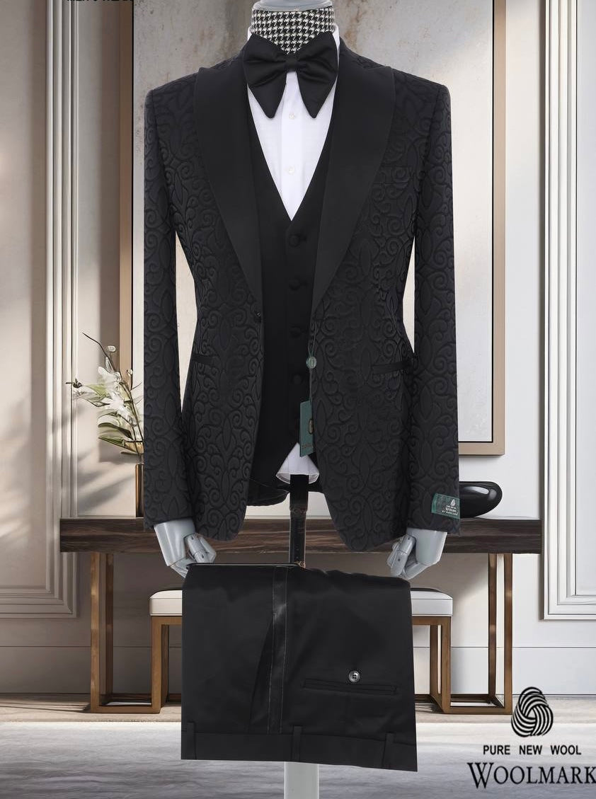 Gold and black 4pc Suit
