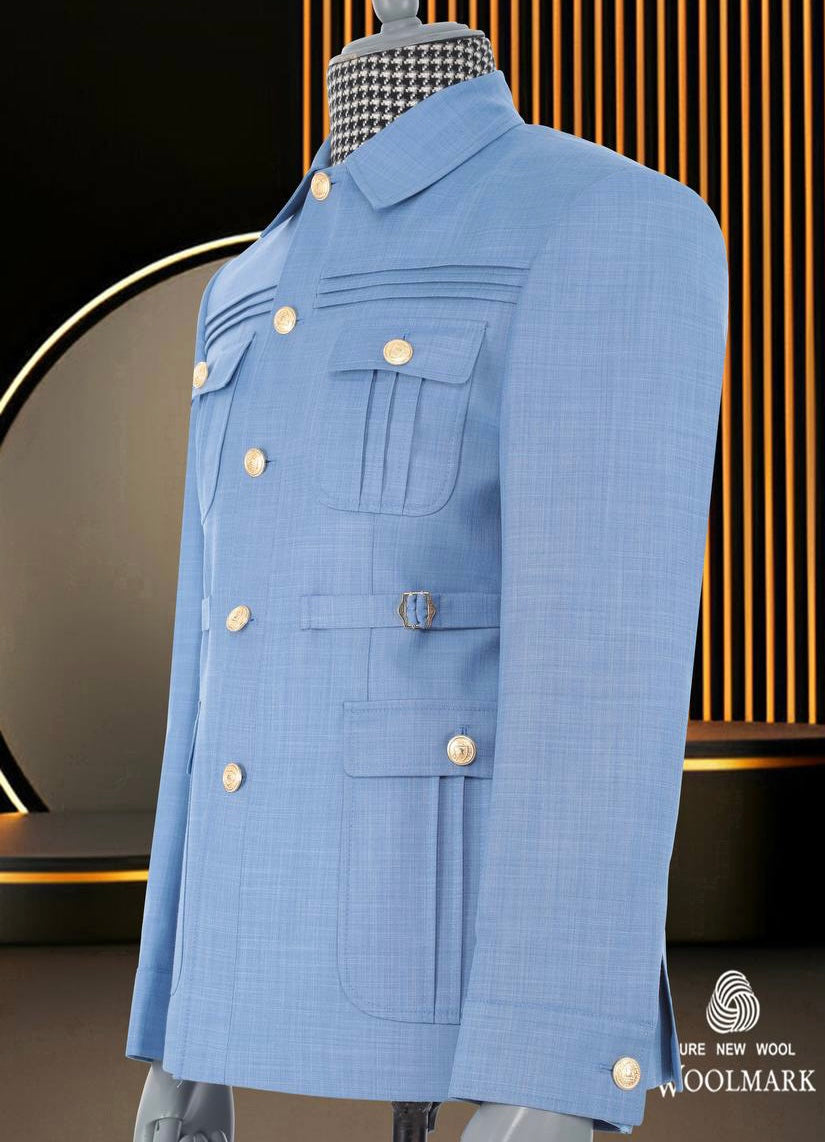 Lightblue safari suit