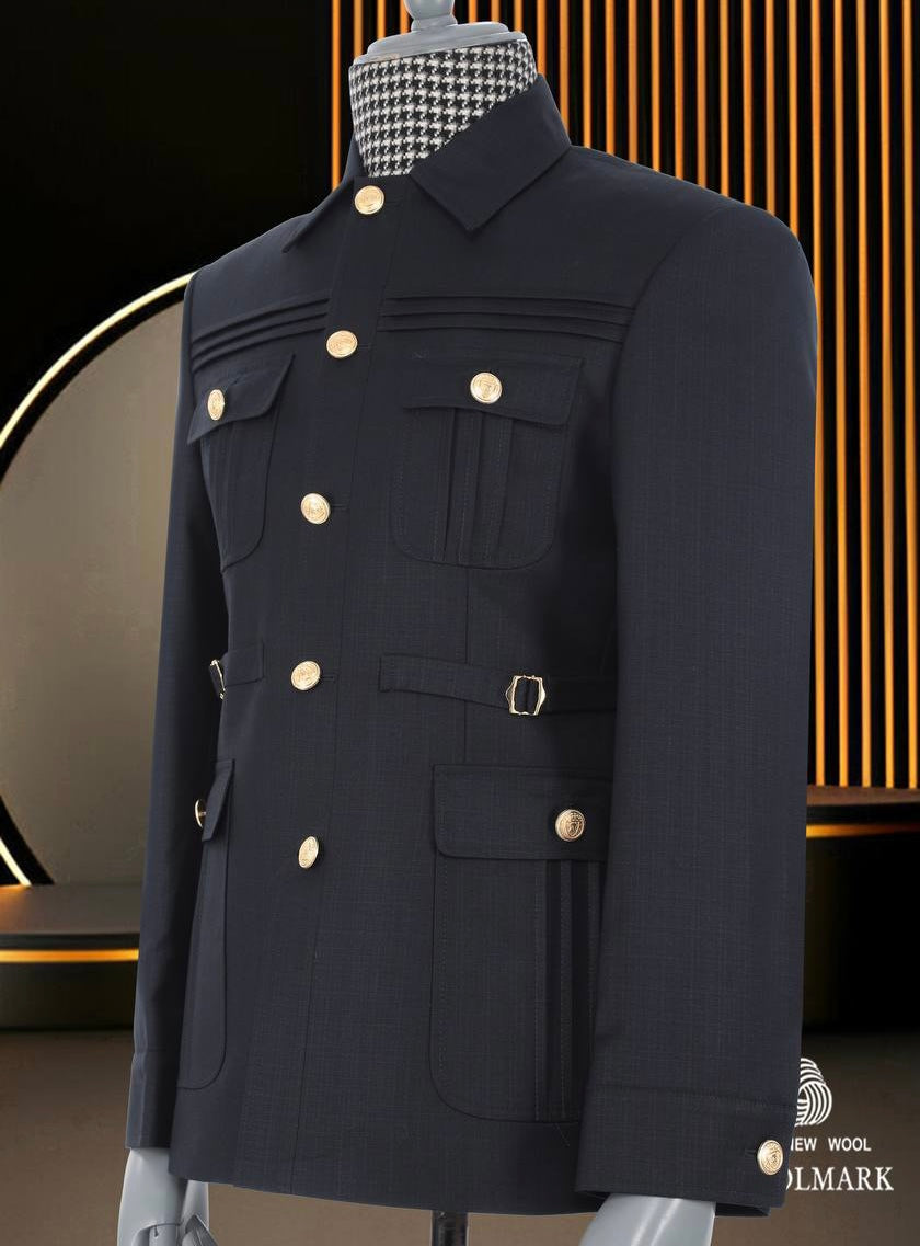 Black Safari Suit